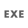 EXE Logo Black and White